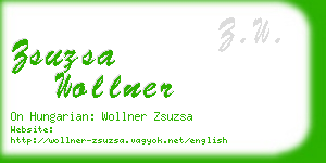 zsuzsa wollner business card